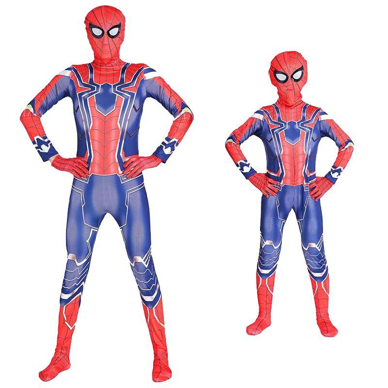 High-quality Iron Spider-man Cosplay Jumpsuit With Stunning Design For Theme Parties