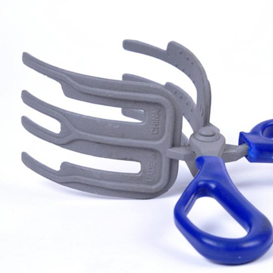 Fish Gripper 3-Claws Anti-slip Ergonomic Handle Multifunction Fishing Pliers Grabber Fish Control Clamp Catcher Tong Outdoor Fishing Accessories