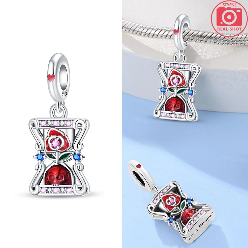 Подвески Шармы Бусины Оригинальные Медные Розовые Высокие Каблуки Чемодан Девочки Самолет Подходят Браслет Изящные Женские DIY Праздничный Подарок