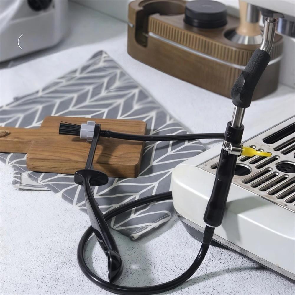 Heat Resistant Espresso Machine Cleaning Brush Flexible High Steam Brush Home Barista