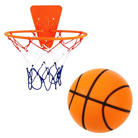 Бесшумный баскетбольный набор для дома Dribble Dream, бесшумный баскетбольный мяч, бесшумный пенопластовый мяч для занятий в помещении, легкий, отличный вариант подарка