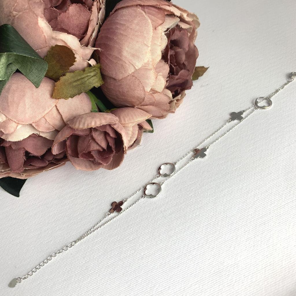 Серебряный браслет без камней (2085461)