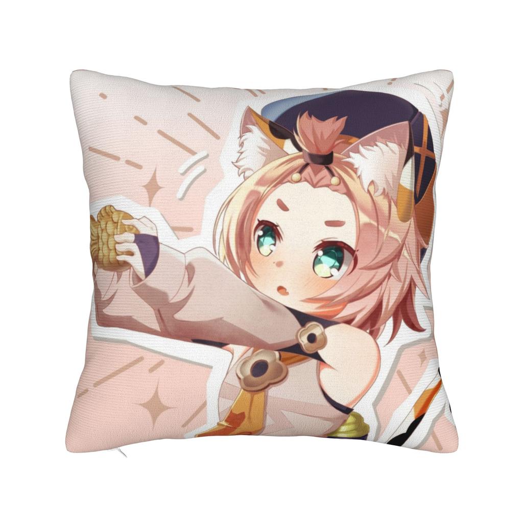 Furina Genshin Impact Waifu Pillowcase Double-Sided Printing Polyester Cushion Cover Decoration Pillow Case Cover Car Square