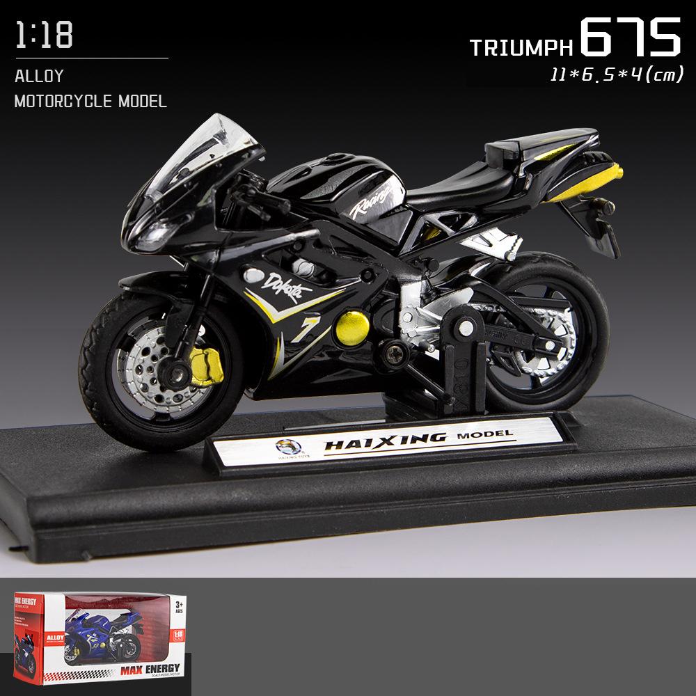 1/18 Масштаб Дьявол, литая под давлением модель мотоцикла, игрушка для детей, Подарочная коллекция для мальчиков и девочек