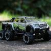 AAP1 1:28 Mercedes-Benz X-Class EXY 6X6 Пикап Внедорожник Металлическая Литая Модель автомобиля Звук Свет Коллекция Игрушки для Детей Подарки A90