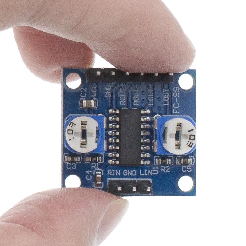 PAM8406 Stereo Digital Amplifier Board 5W×2 DC 2.5-5V USB Powered Class D Audio Module with Independent Left/Right Volume Control