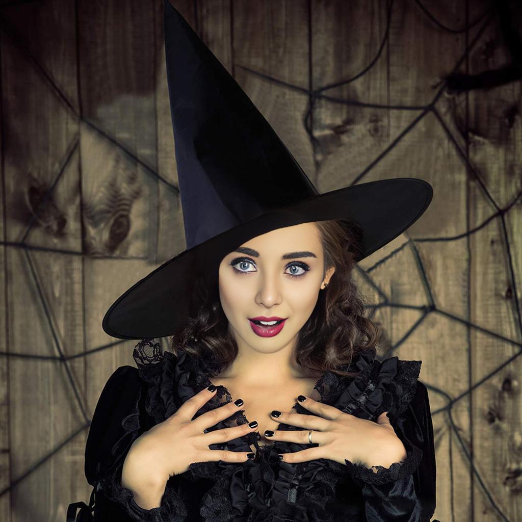 Женский костюм ведьмы Шляпа ведьмы Очки с носом Взрослый костюм ведьмы на Хэллоуин для женщин Маскарад Хэллоуина Косплей