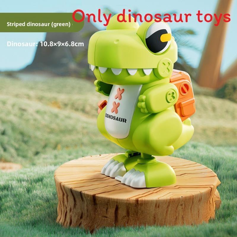 Kid Dinosaur Plastic Wind Up Toy With Mechanical Movement For Gift Learning