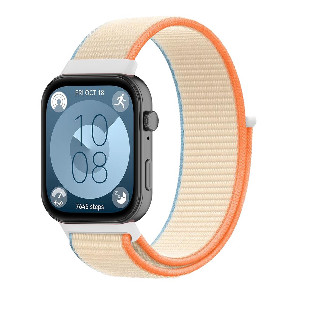 Nylon Strap For Huawei Watch Fit 4/4 Pro/3 Woven Sport Band for Huawei Watch Fit 4 Strap Smartwatch Wristband Bracelet Watchband