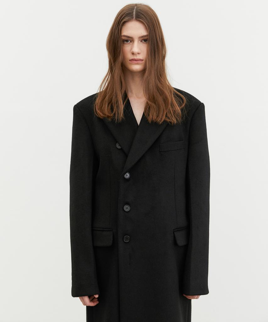 Trip Le Sens [Exclusive] Wool One-Side Coat_2 Color