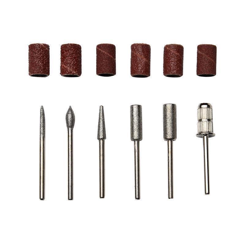 Nail Drill Bits Set 6 Pcs Milling Cutter Stainless Steel Bits UV Gel Polish Remove Drill Machine Pedicure Nails Manicure Tools