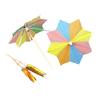 50 Pcs Cocktail Picks Hawaiian Party Decor Food Drink Picks Cupcake Toppers Umbrella Sticks for Summer Birthday Pool Parties