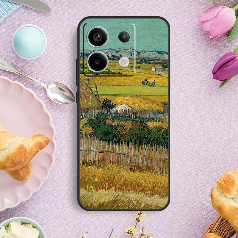 Van Gogh Oil Painting Case For Xiaomi Redmi Note 14 10 11 12 13 15 Pro Plus Cover For Redmi 15 15C 13C 12C 10C 14C
