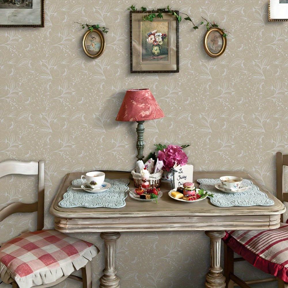 1 рулон самоклеящихся обоев, съемные обои с листьями в стиле бохо, водонепроницаемые настенные наклейки для обустройства дома, строительный материал