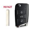 Лезвие Hu66 Hu162T для Vw Golf 5 Golf7 Sportsvan Gti Mk7 Для Skoda Octavia A7 Для Seat Mqb Чехол-заготовка для корпуса пульта автомобильного ключа