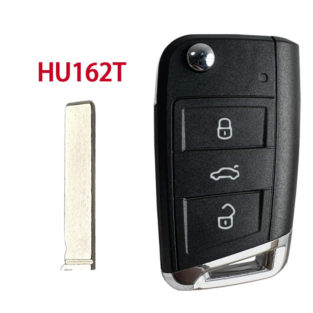 Лезвие Hu66 Hu162T для Vw Golf 5 Golf7 Sportsvan Gti Mk7 Для Skoda Octavia A7 Для Seat Mqb Чехол-заготовка для корпуса пульта автомобильного ключа
