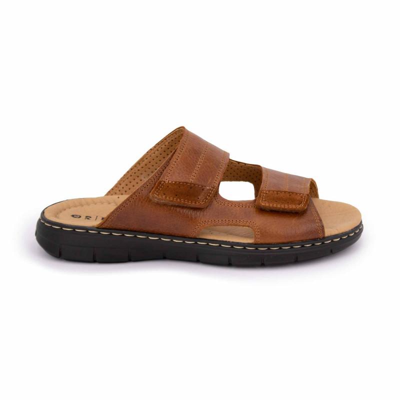 Мужские мюли на кожаной подошве OR'LAND