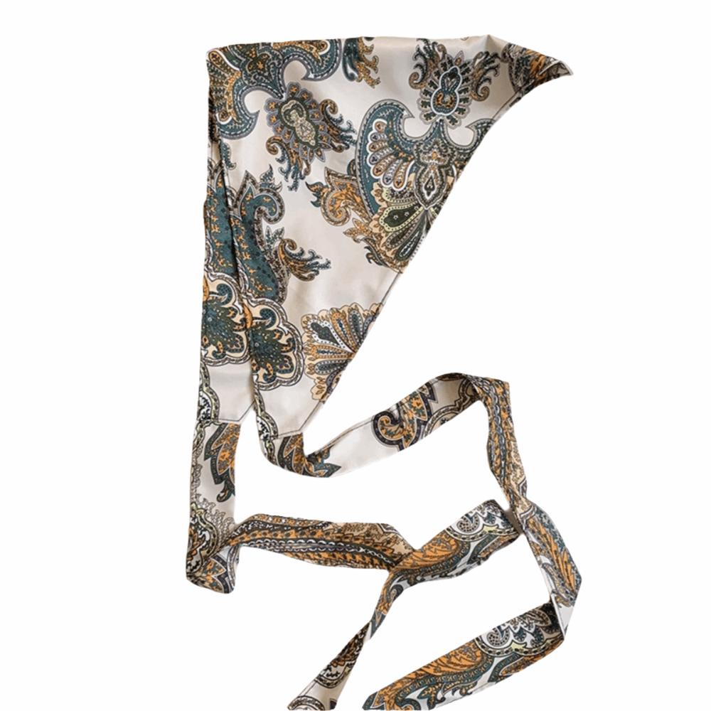 Ethnic Style Triangular Scarf Multicolor Waist Seal Fashion Waist Decoration  Accessories