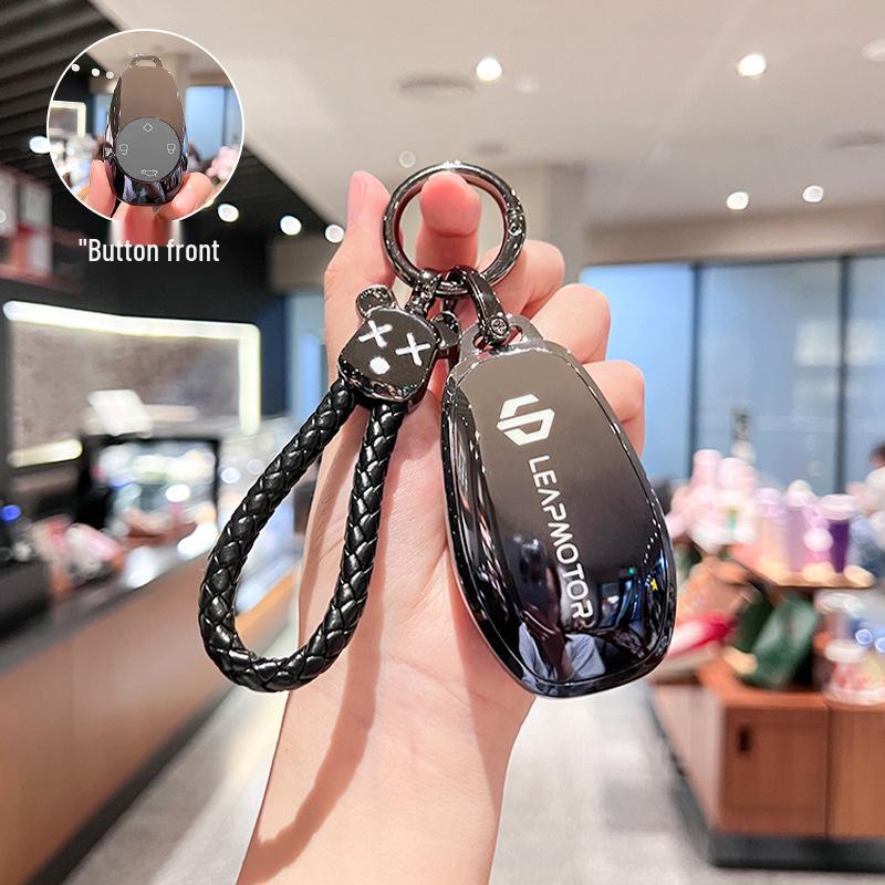 Чехол для ключа Leapmotor T03/S01 для мужчин и женщин - Защитный чехол для автомобильного пульта, модель 2021 года