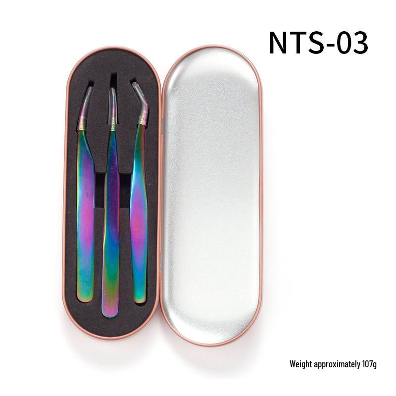 Набор инструментов для маникюра: Прецизионные пинцеты, маленькие ножницы, кусачки, пушер, высококачественный кожаный чехол