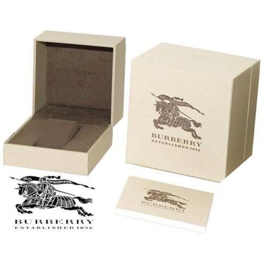 Burberry BU9350 Большие клетчатые мужские часы с браслетом из нержавеющей стали