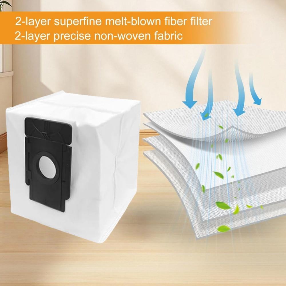 161/S8Plus Мешок для пыли Tapo Replacement Dust Bag для RV11 Plus и RVA111, Самоочищающийся мешок-контейнер для пылесоса
