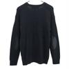 Coach Wool Long Sleeve Elbow Patch Sweater XS Black Knit Men's Used