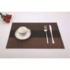 Placemats Table Mat Weave Stripe Pads Pallet Coaster Napperon Table Mat Tapete De Lugar Kitchen Accessories Easy-to-clean Dining Table Mat, Plate Mat