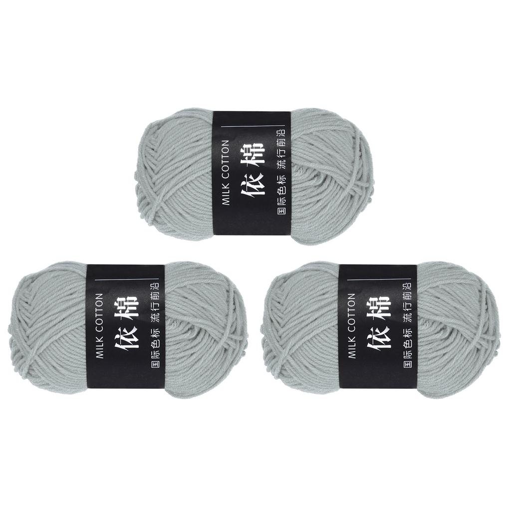 3 мотка хлопковой пряжи, 60% хлопок, 40% акрил пряжа для вязания крючком, пряжа для пледа для вязания крючком золото