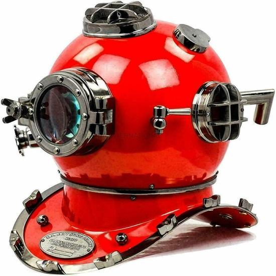 Шлем для дайвинга Scuba SCA Divers 45,72 см ВМС США Mark V Deep Marine Divers, одаренный