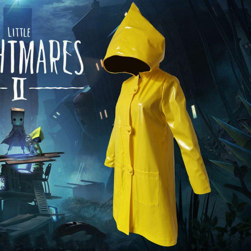 Костюм для косплея Маленькая Шестерка из 2 Кошмаров, желтая куртка-пальто, плащ на Хэллоуин