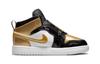 Jordan Sky Jordan 1 Mid Черный Металлик Золотой Белый PS DV6069-071