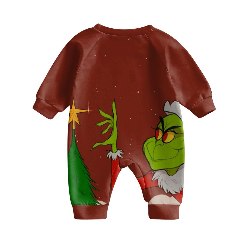 Комплект из топа и брюк с рождественскими принтами для всей семьи Одинаковые комплекты для всей семьи