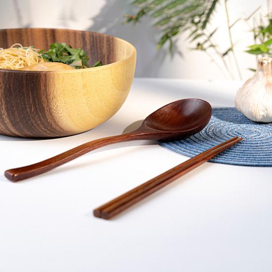 Набор деревянных ложек для воды Yousheng, мерные ложки для риса, большой половник для воды, суп, полированная кухонная утварь для смешивания, питья, лапши