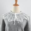 Women's Shirt Fake Collar Female Shirt Detachable Collar for Women Shoulder Wraps Shawl Small Cape Removable Bowknots Collar
