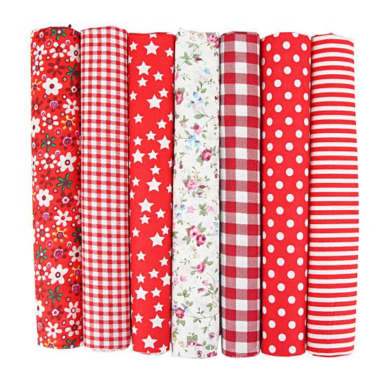 Удобная прочная многоцелевая хлопковая ткань для шитья с красивым цветочным узором для подарков, рукоделия