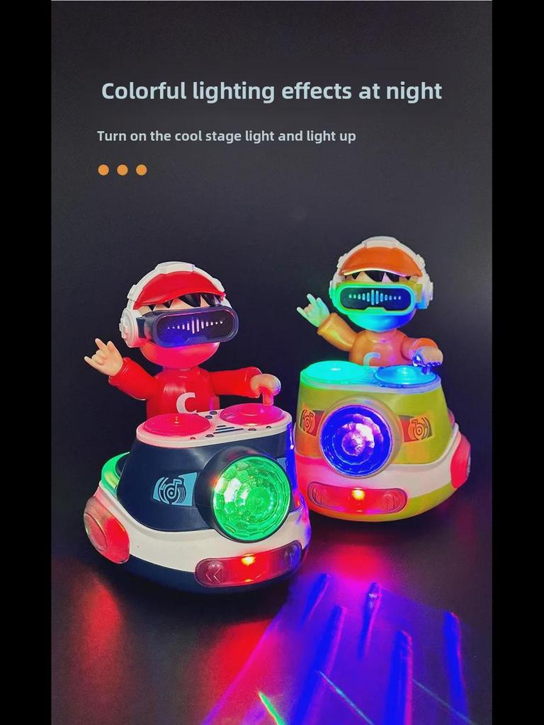 Электрическая музыкальная игрушка DJ Disc со светом и звуком для детей