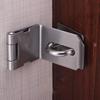 Household Padlock Clasp Stainless Steel Right Angle Buckle New 90 Degree Lock Catch  Windows Door