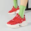 Модный бренд Красные мужские туфли для увеличения роста Роскошные осенние повседневные кроссовки Мужские кроссовки на платформе Дизайн Модные кроссовки на толстой подошве Мужские