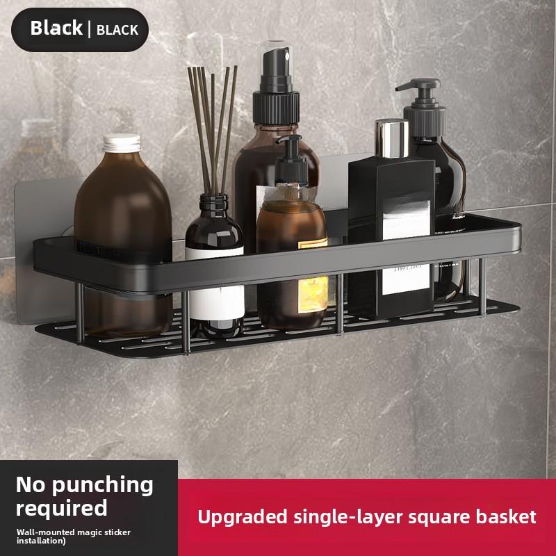 Ванная комната прямоугольная треугольная корзина присоска настенная алюминиевая душевая комната треугольная неперфорированная угловая полка для ванной
