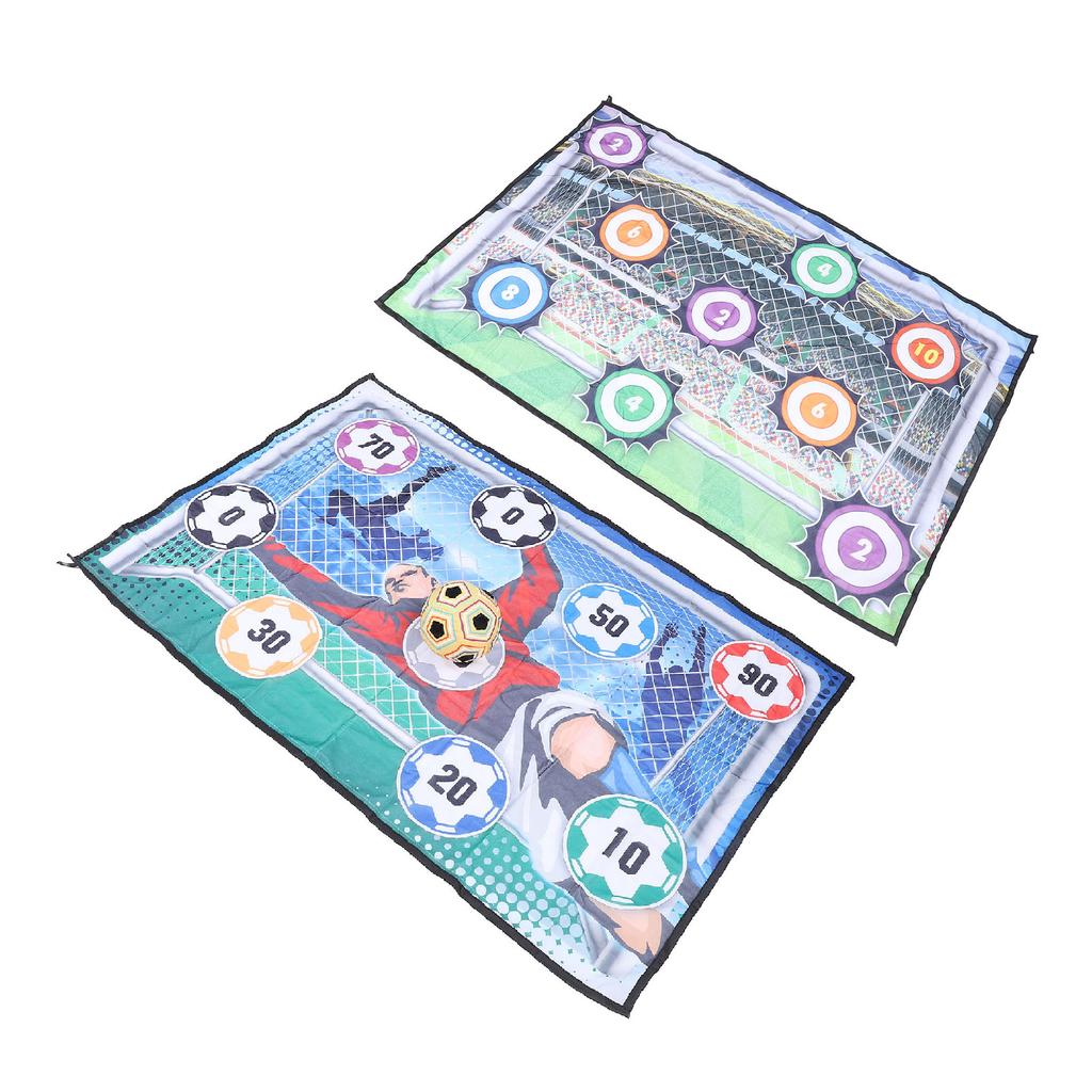 Футбольный мяч игровой коврик набор для игры в футбол в помещении и на открытом воздухе метание мишеней игра в футбольные ворота с футболом 
