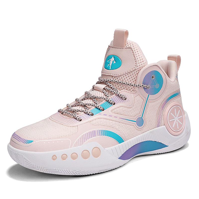 Basketball Shoes Male Sports Produce New Lightweight Soft Sole College Sports Shoes All Fashion Breathable Shock Absorber Flick