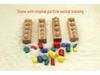 Educational Wooden Blocks for Shape and Size Recognition, Hand-Eye Coordination, and Cognitive Skills Development in Children