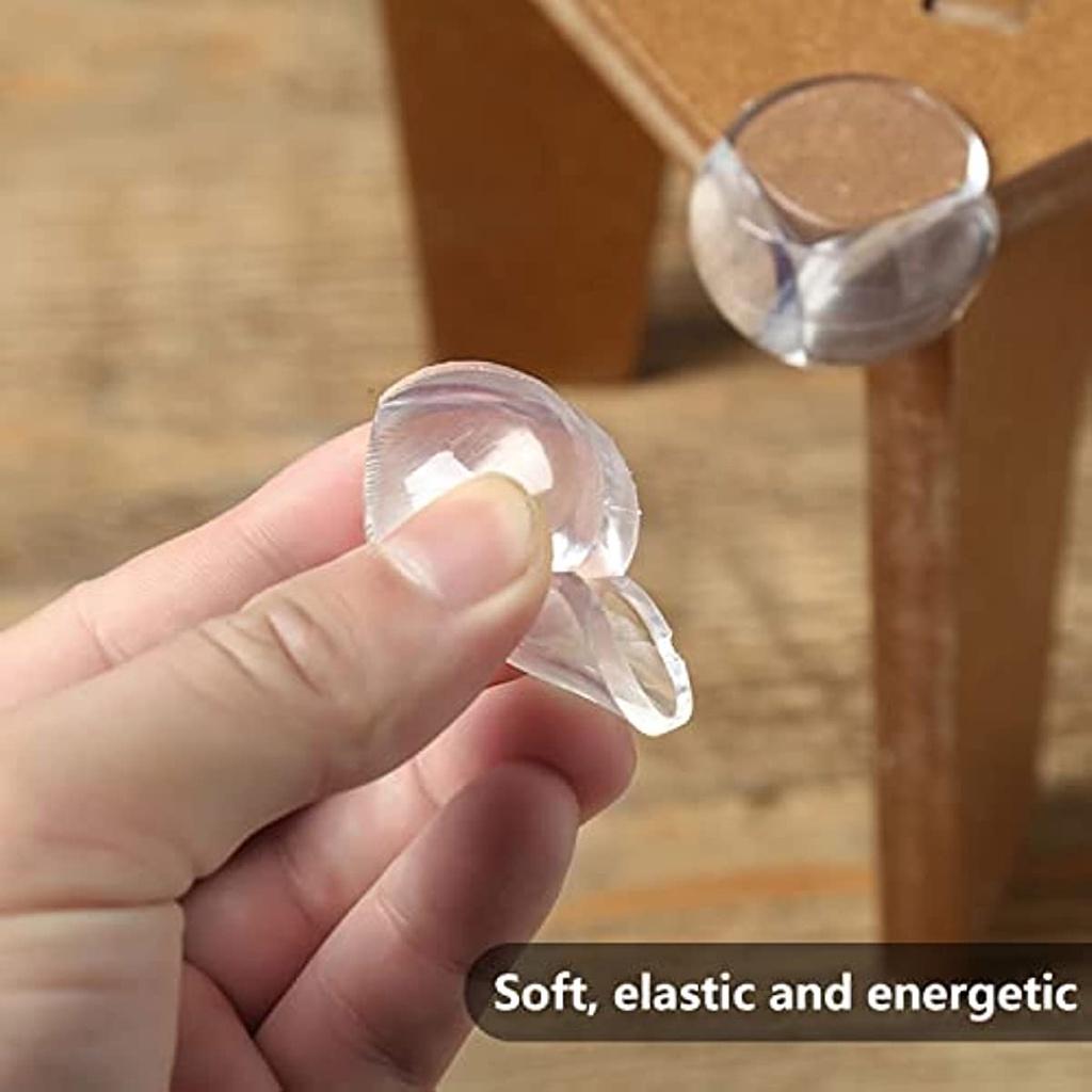 20 шт. Детские защитные уголки для столов и мебели, прозрачные защитные уголки для защиты от ударов для младенцев и детей