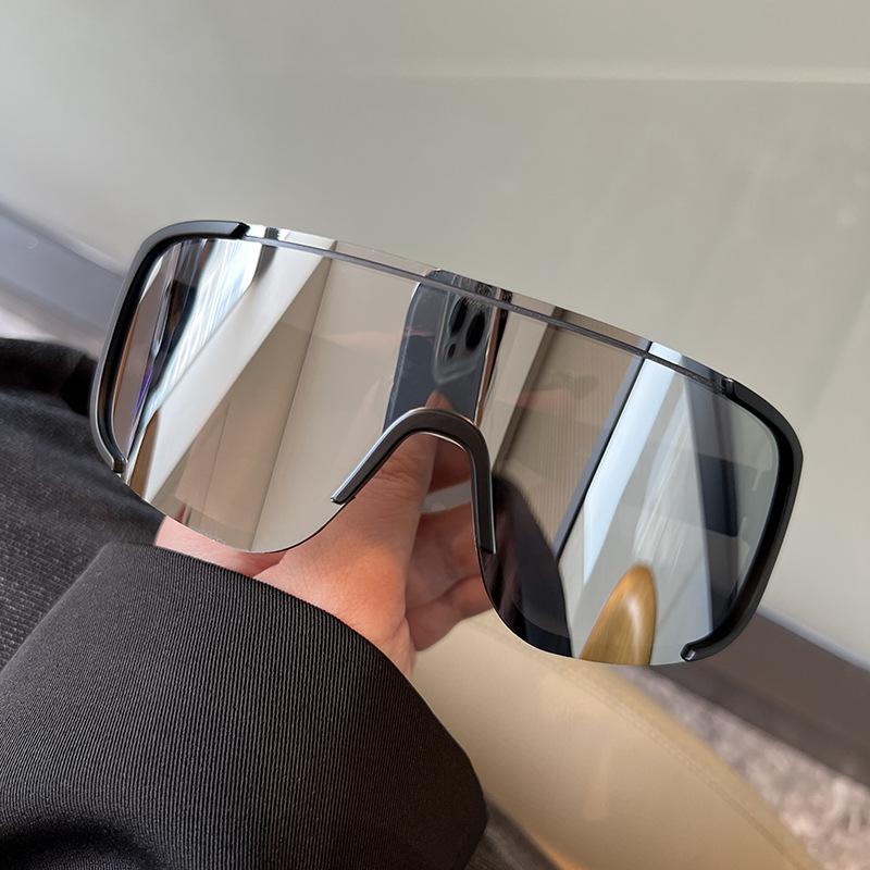 Updated Y2K Style Biking Sun Glasses Wind Shield Sun Glasses for Men and Women Vintage Style-Reflective Sheeting Lens Road Riding Sport Sun Glasses