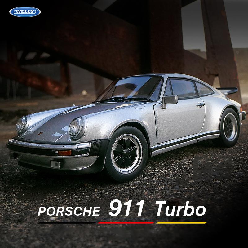 ВЕЛЛИ 1:24 Porsche 911 Turbo 3.0 1974 Литой Автомобиль из Сплава Литьевые Модели и Игрушечные Транспортные Средства Модель Автомобиля Масштабная Модель Автомобиля Игрушка Для Детей