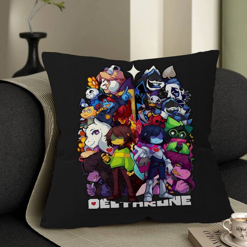 Мультяшная игра Deltarune Наволочка Дюймы Сельский Декор Домашняя Подушка-плед для Дивана
