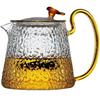Китайский чайник для кунг-фу Креативный стеклянный стакан с узором-молотком Чайник Набор для чая Домашняя кухня Чай Высокотемпературный фильтр Чайник для цветочного чая