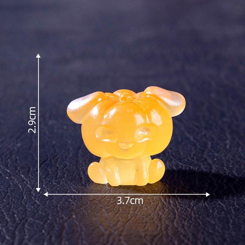 Luminous Halloween Elf Figurines Cute Particle Decorations Hanging AccessoriesMicro-landscape Small Ornaments