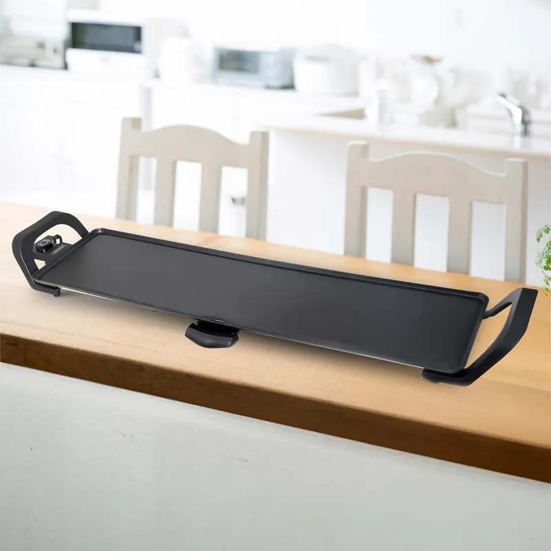 Kitchencook - K-pan100 - Plancha électrique Xxl - 1800 W - Surface 100 × 23 Cm
